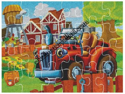 Puzzle, Yapboz, Keçe Baskı, Keçe Kesimi