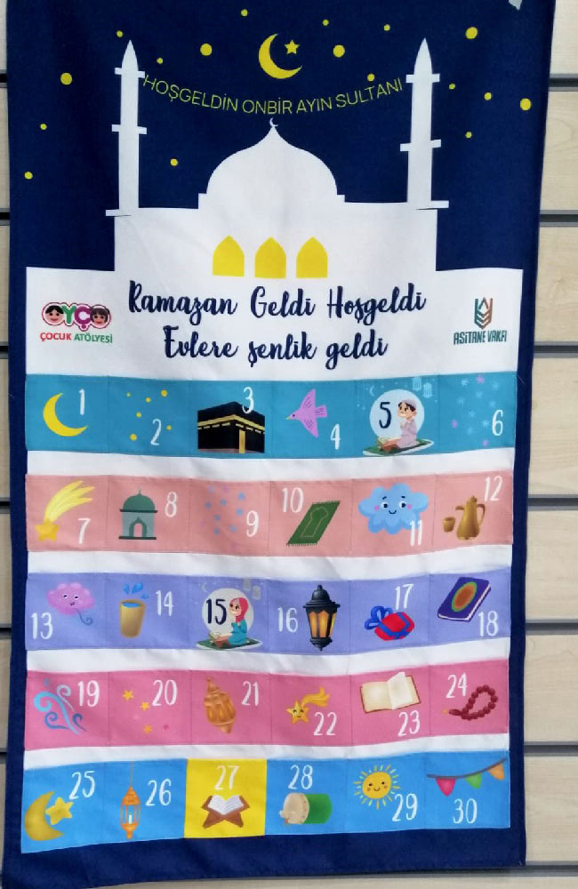 ramazan çocuk takvimi, Ramazan Panosu